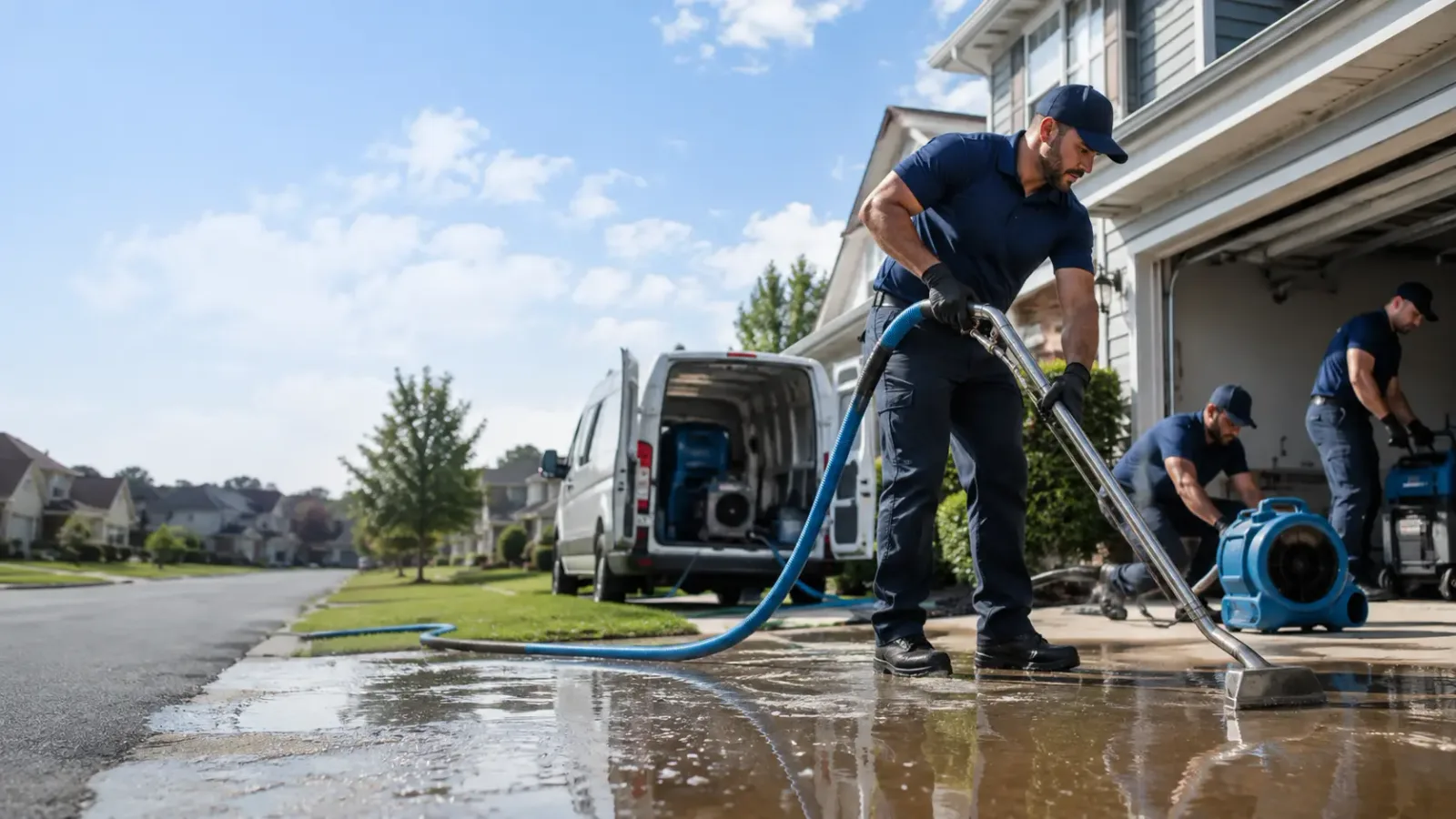 Flood Damage Restoration in Maple, TX